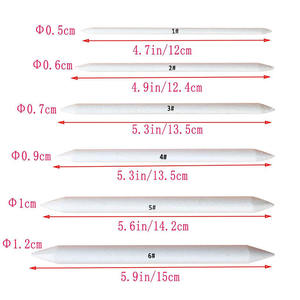 Bview Artist Blending Stump et Tortillion, estompeurs d'art en papier blanc - Product Image 2