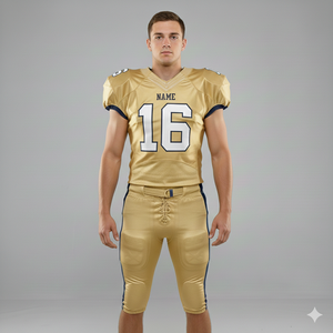 Maillots de football américain de performance d'élite, respirants, à manches courtes, coupe personnalisée, vente en gros, polyester, sublimation, logos brodés - Product Image 2