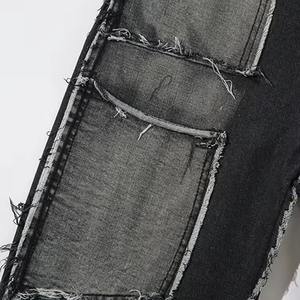 Jeans de Mezclilla para Hombre Hechos a Medida, Corte Regular, Algodón Grueso, Estilo Urbano Cómodo, Venta al por Mayor de Fábrica - Product Image 4