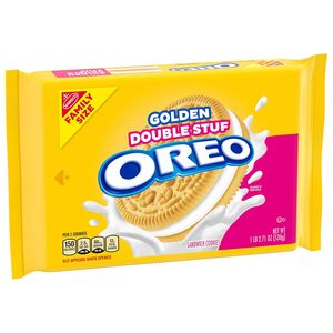 OREO Double Stuf' Golden Sandwich Cookies, Family Size, 12-18.71 oz - Product Image 5