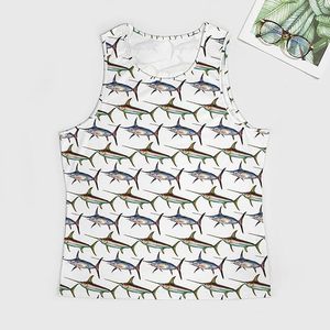 เสื้อกล้ามชาย Edgeco International รุ่น EI-156 ลายปลาดาบ ระบายอากาศได้ดี แห้งเร็ว สไตล์ลำลอง เหมาะสำหรับออกกำลังกายที่ยิม - Product Image 2