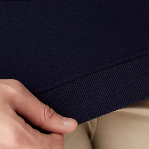 Sweat-shirt à col rond 100% coton de qualité supérieure pour hommes pull de couleur unie coupe régulière-essentiel personnalisé pour l'impression numérique d'hiver - Product Image 4