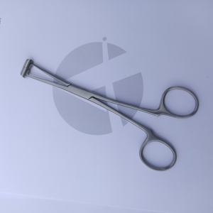 Pince à septum professionnelle en acier inoxydable sans verrouillage pour piercing nez, langue et corps, fabriquée au Pakistan - Product Image 1