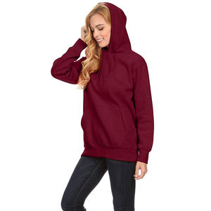 Sudadera con capucha de gran tamaño para mujer de algodón 100% más vendida, jersey con logotipo personalizado OEM con cuello frontal de invierno transpirable, patrón impreso en 3D - Product Image 3