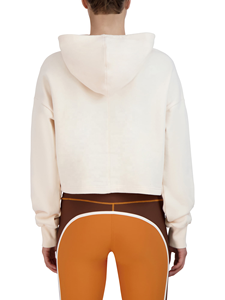 Sudadera corta con capucha para mujer, ropa de calle informal para exteriores, Sudadera corta de Color sólido a la moda, nuevo estilo - Product Image 2