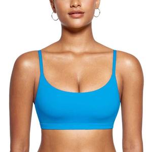 Women's High <b>Support</b> Fitness Bra Wholesale Sporty Cross <b>Back</b> Yoga Bra Breathable Active Gym Wear Adjustable Seamless Sports Bra - Product Image 1