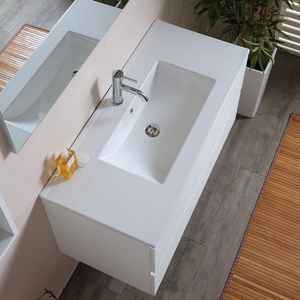 Mobile Bagno Sospeso Bianco Belize 100cm con Cassetti - Prodotto per Arredo Bagno - Product Image 3
