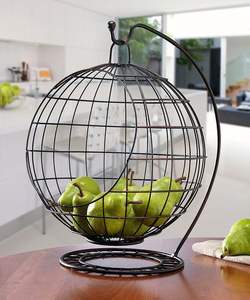 Panier à fruits en métal pour centre de table, conçu pour les tables à manger avec des éléments décoratifs et un style artistique moderne - Product Image 6