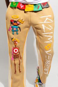 Wholesale OEM Customizable Men's Regular Fit 3D Puff Print Sweatpants Top Trending Heavyweight Fleece High Embroidered Trouser - Product Image 6