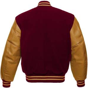 Chaquetas Letterman para hombre hechas a medida de alta calidad, parches de chenilla con cuello levantado, chaqueta CollegeBaseballjacket para hombre - Product Image 2