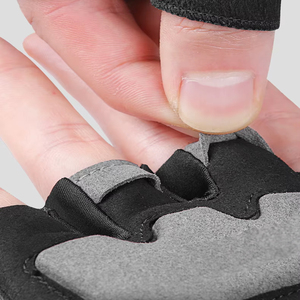 Guantes antideslizantes para gimnasio con logotipo de Empresa de diseño personalizado, guantes de cuero suministrados por la fábrica para entrenamiento, ejercicio y levantamiento de pesas - Product Image 6