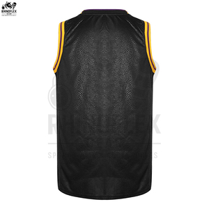 Maillot de basket-ball personnalisé de style nouveau, fabriqué en polyester 100%, maillot de basket-ball fabriqué au Pakistan, maillot de basket-ball - Product Image 2
