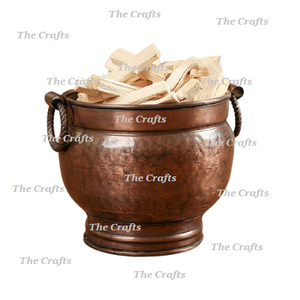 Latest Design <b>Coal</b> Storage Bucket Handmade Copper <b>Coal</b> Bucket <b>Scuttle</b> For Fire Pit Tools And Accessories - Product Image 5