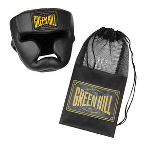 Casco de Boxeo Deportivo Doble, Protector de Cabeza Transpirable de Cuero PU con Características de Seguridad, Protector para Taekwondo, Negro/Marrón - Product Image 5