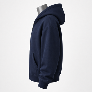 เสื้อฮู้ดดี้ผู้ชายไซส์ใหญ่ ผ้าฝ้ายฟลีซ 100% ดีไซน์รักษ์โลก ทรงหลวม สัมผัสนุ่ม สวมใส่สบาย ผลิตอย่างดี เหมาะสำหรับใส่ลำลอง - Product Image 4