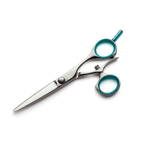 Ciseaux de coupe de cheveux professionnels Salon de coiffure ciseaux de coiffeur avec poignée en acier inoxydable lame tranchante hommes femmes - Product Image 4