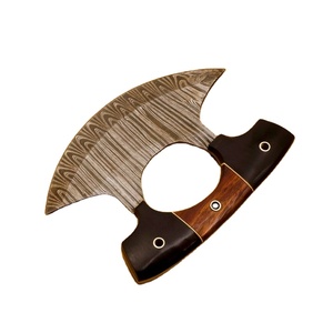 มีดทำครัวดาบัสกัสทำมือ ด้ามเรซิ่นและไม้ พร้อมปลอกหนัง - Product Image 5