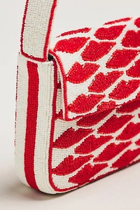 Auténtico Bolso de Mano Clásico Indio Hecho a Mano con Cuentas de Algodón y Bordado, Bolso de Noche de Moda para Mujer con Cremallera Abierta - Product Image 4