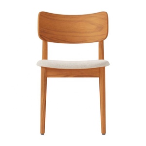 การออกแบบล่าสุดของเฟอร์นิเจอร์เก้าอี้ไม้สำหรับร้านอาหารแบบมินิมอลโซลูชันที่นั่งที่สวยงามและแข็งแรงพร้อมที่นั่งโฟมนุ่ม - Product Image 6