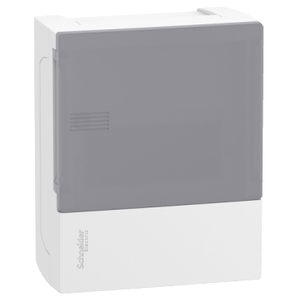 Per SCHNEIDER ELECTRIC Mini Pragma Surface Enclosure MIP12106T 1 X 6 Moduli con Porta Traslucida - Product Image 1