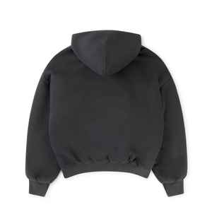 Sweats à capuche et sweat-shirt surdimensionnés d'hiver en vrac unisexe avec logo personnalisé et impression numérique sweat à capuche épais en éponge française - Product Image 4