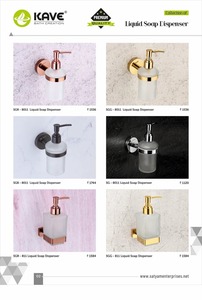 เครื่องจ่ายสบู่เหลวสองชั้น PVD สแตนเลสเคาน์เตอร์ครัวขวดปั๊มเติมได้ - Product Image 5