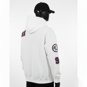 Nouveauté, style streetwear, sweat-shirt oversize pour homme, lourd, uni, polaire d'hiver, brodé, polyester/coton, basiques - Product Image 3