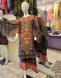 Venta caliente diseñador Kurtis para las mujeres en la India y Pakistán Midi-Length vestidos tejidos para niñas precio bajo - Product Image 1