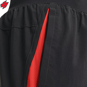 MOQ bajo logotipo personalizado verano ropa deportiva atlética entrenamiento pantalones cortos de una sola capa hombres gimnasio pantalones cortos para correr - Product Image 3