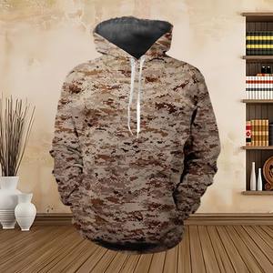 OEM personalizado de moda 3D Impresión digital sublimación pulóver calle pesca evento deportes sudadera Jumper hombres sudaderas con capucha helado - Product Image 4