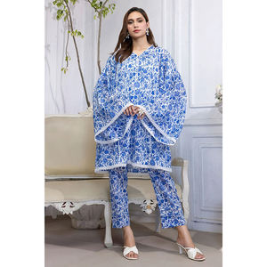 Trajes Salwar Kameez de <span class=keywords><strong>2</strong></span> Piezas a la Moda, con el Mejor Diseño, Elegantes para Fiestas, en Oferta a Precio Económico, Vestido Casual de Alta Calidad para Mujer - Product Image 4