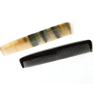 100% Real buffalo & Ox horn comb For Curley Hair Natural Horn Color High Quality At Reasonable Price