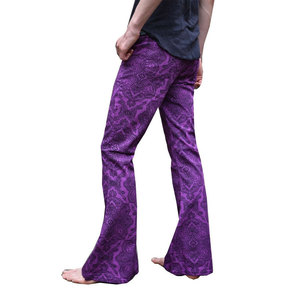 Pantalones Deportivos Acampanados con Estampado Personalizado para Hombre, Cintura Alta, Cierre con Cordón, Ecológicos, Gruesos, OEM - Product Image 2