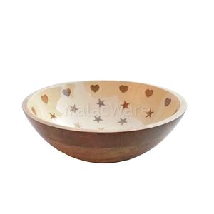 Cuenco de diseño para servir, cuenco de madera, frutero, artículos para el hogar, artículos de Hotel, restaurante, bodas, eventos, platos, vajilla - Product Image 6