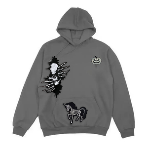 Broderie de patchs en chenille personnalisés ODM OEM pour sweats à capuche pour hommes fabricant de vêtements de haute qualité - Product Image 2
