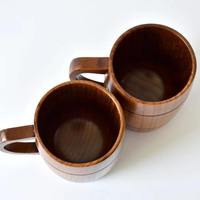 Tasse en bois fabriquée à la main Tasse à boire écologique abordable pour le café, le thé et la cuisine quotidienne Tasse à café