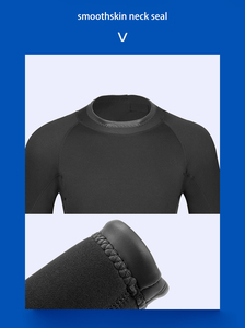 Traje de neopreno personalizado de alta calidad de tela elástica impermeable de manga larga de 3mm de neopreno de cuerpo completo al por mayor traje de buceo para hombre - Product Image 3