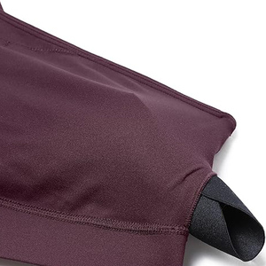 Women <b>One</b> Shoulder Asymmetrical Neck Seamless High Support Solid Color Sports Bra Yoga <b>Top</b> Spandex Polyester Anti-Bacterial - Product Image 5