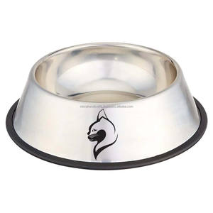 ชามสัตว์ป้อนโลหะใหม่ออกแบบหรูหราแฟนซีผู้ผลิตและซัพพลายเออร์ที่มีคุณภาพสูงชามล่าสุดชามสัตว์เลี้ยงที่มีโลโก้ - Product Image 2