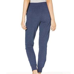 Pantalones de Yoga de cintura media para mujer con bolsillos Pantalones de chándal de algodón Joggers Estilo frontal plano Precio - Product Image 6