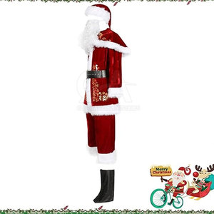 Nuevo Diseño de Disfraz de Papá Noel, Disfraz de Papá Noel Personalizado, Disfraz de Papá Noel Hecho en Pakistán - Product Image 3