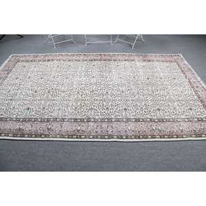 Tapis de 5,2 x 9,1 pieds, grand tapis turc, tapis patchwork rose - Product Image 3