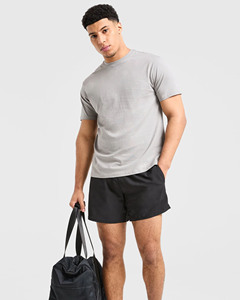 T-shirts pour hommes de qualité supérieure, coupe classique, logo personnalisé OEM, coton mélangé, respirant, léger, tissu doux, pour vêtements de sport. - Product Image 5