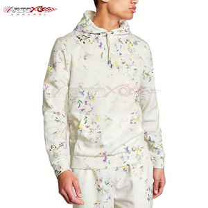 Conjunto de Sudadera con Capucha y Pantalones Cortos para Hombre, Corte Moderno, Tejido Transpirable y Ligero de Poliéster/Algodón para Uso en la Calle y el Gimnasio - Product Image 5