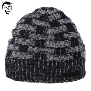 Gorro Jacquard 100% de lana para invierno, nueva moda, gorro de punto con estampado de logotipo personalizado, precios al por mayor, ropa para exteriores, venta de gorros estampados - Product Image 6