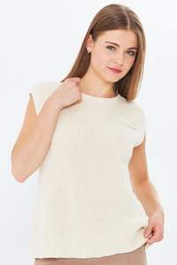 Pull en tricot doux et chaud pour femmes 100% en coton biologique 1503 - Product Image 3