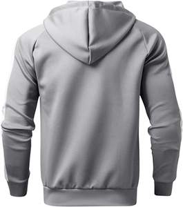 Ensemble de survêtement décontracté deux pièces pour homme en velours côtelé 100 % coton, avec fermeture éclair, style streetwear - Product Image 4