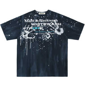 Hombres Plain Acid Wash Vintage camiseta Drop Shoulder Oversize Verano 2025 Hombres Ropa Stock a granel Camisas de alta calidad Camisetas para hombres - Product Image 4