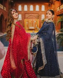 Filet de travail exclusif à broderie lourde Anarkali Salwar Kameez Party Wear Robe pakistanaise Design Vêtements indiens - Product Image 1