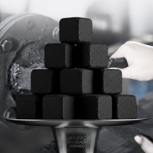 Experiencia Definitiva con Hookah Shisha, Carbón de Coco Premium Daabadi, Alto Calor, Bajo Contenido de Cenizas, Briquetas de Coco 100% Puras, Sin Humo - Product Image 1